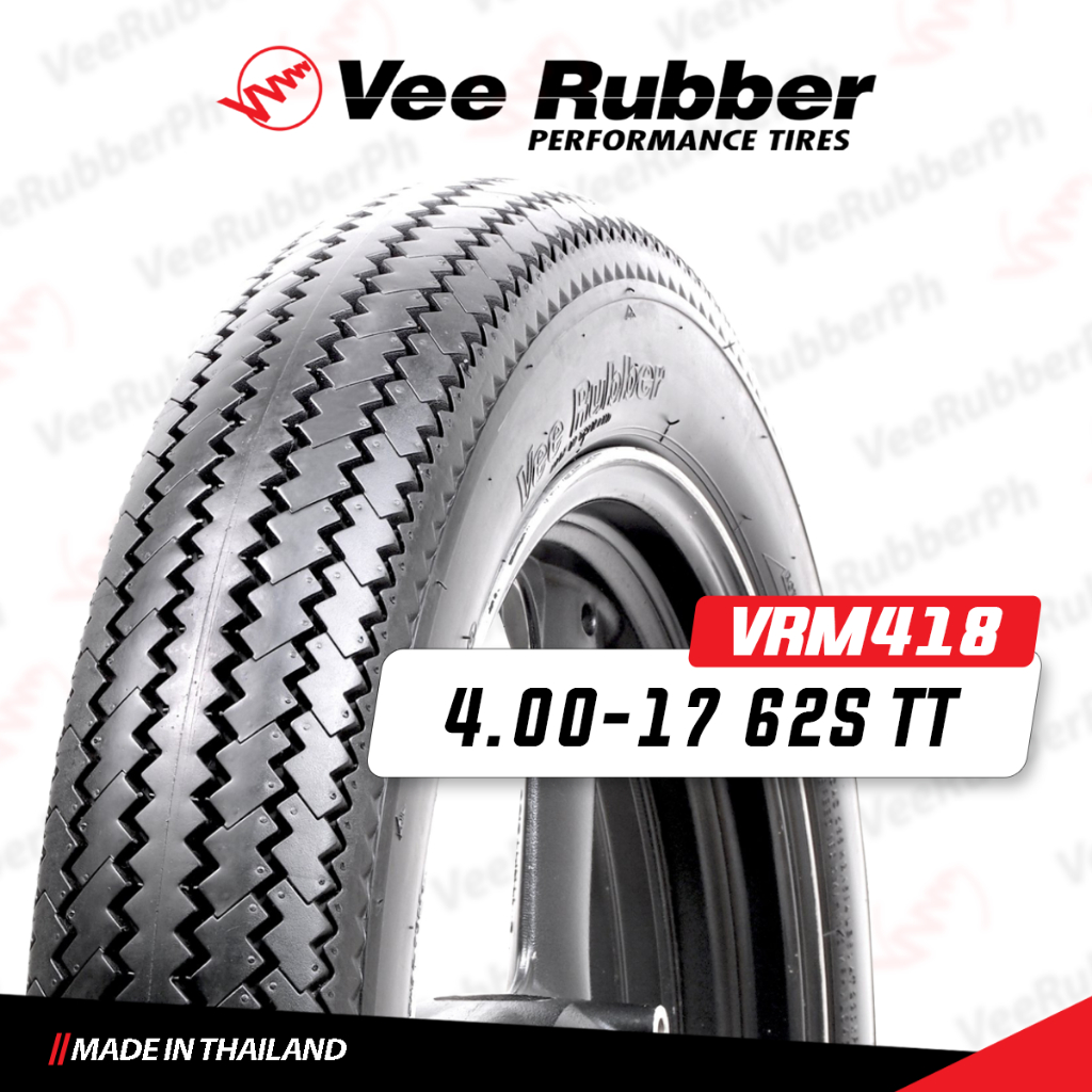 Vee Rubber Inner Tube For Tires 4.50/5.10-15 & 130/90-15 - TR87 Valve, 1.7mm Thick 4 thumbnail image