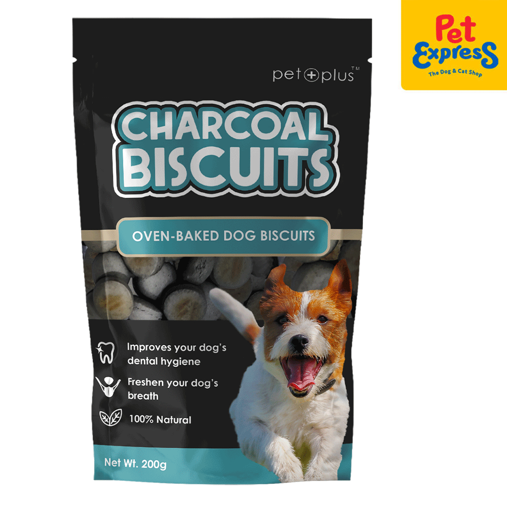 Pet Plus Charcoal Biscuits Dog Treats 200g Shopee Philippines