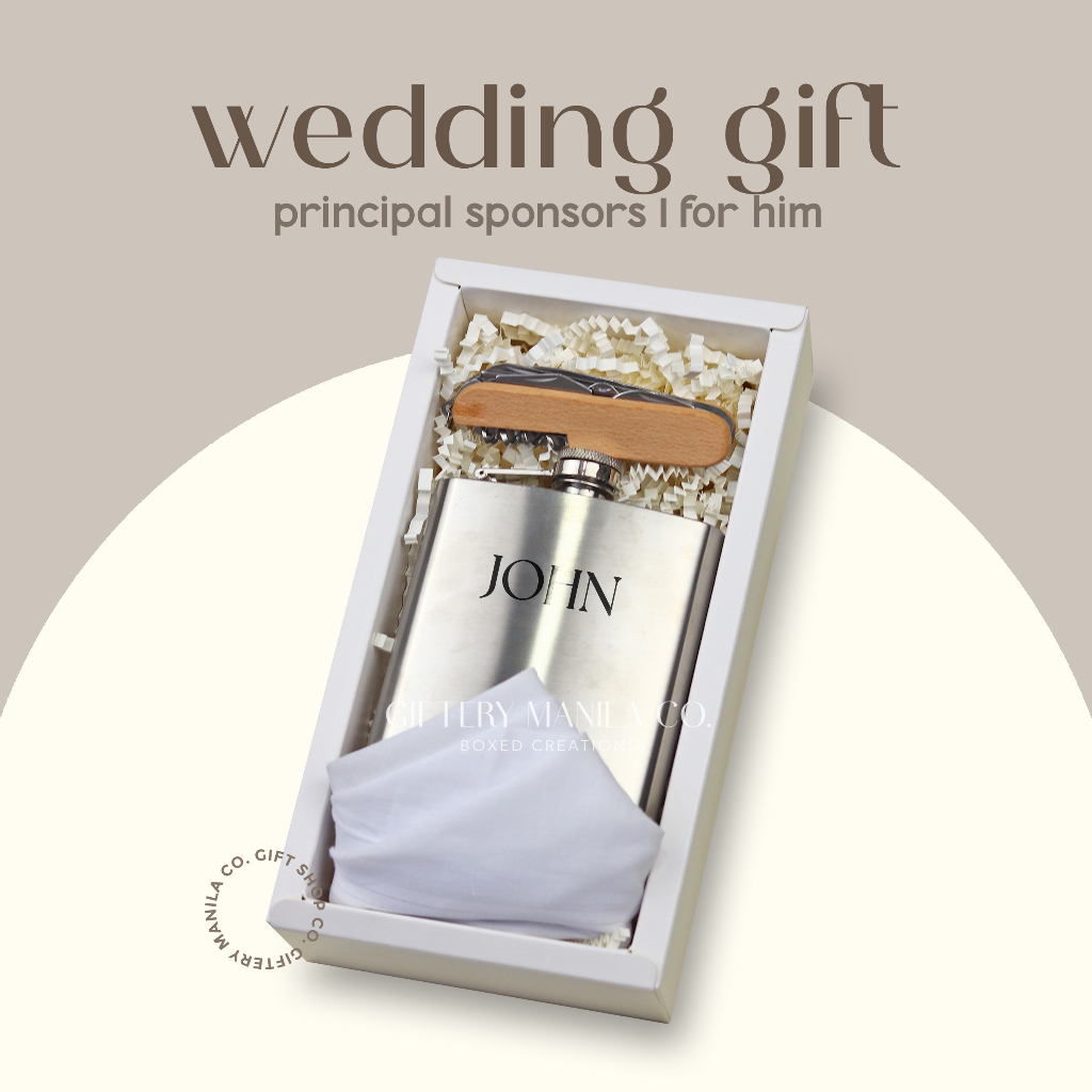 Wedding Gift Set | Principal Sponsor | Ninong | Personalized Souvenir ...