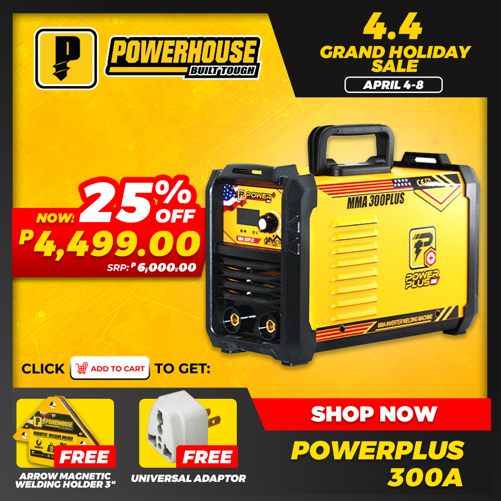 Powerhouse Powerplus MMA Inverter Welding Machine 250amp 250A ARC IGBT ...