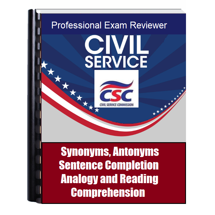 Professional Civil Service Exam Reviewer Synonyms, Antonyms, Analogy