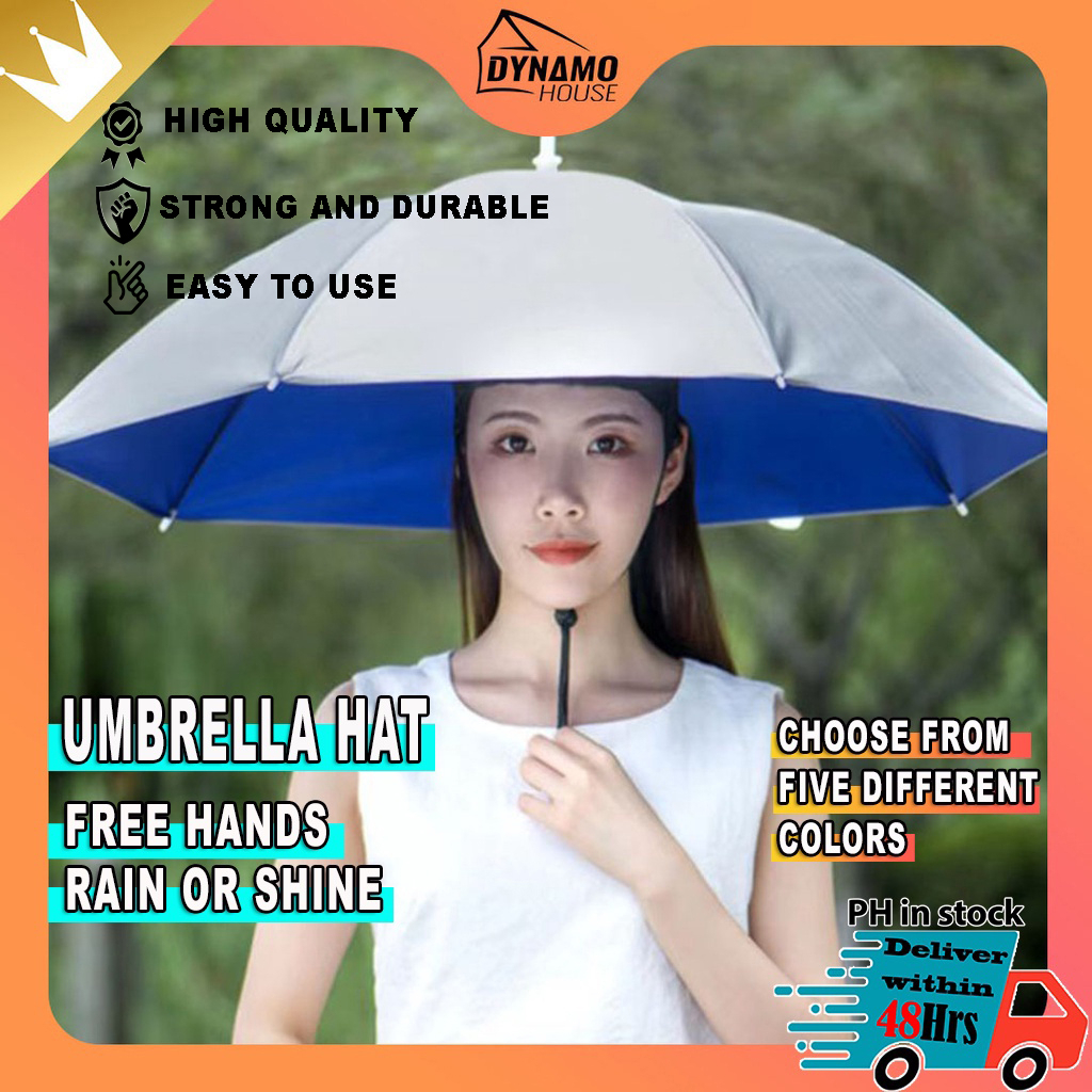 Umbrella Hat head umbrella for adults automatic Golf head umbrella free