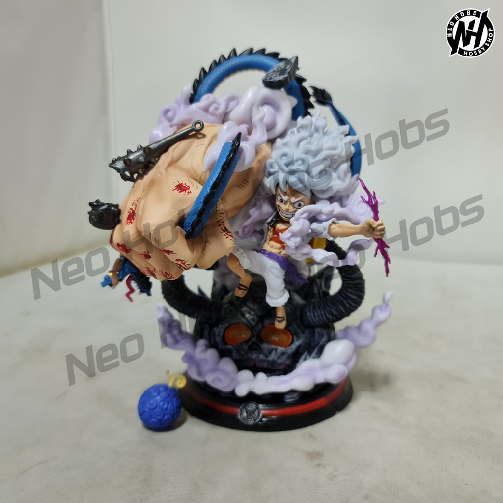 GK THS KO One Piece WCF Luffy Gear 5 Regular Ver. w/ LED | Shopee ...