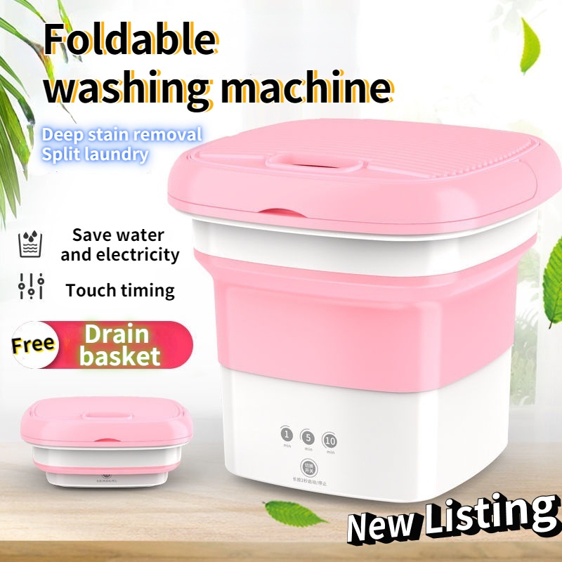 2 in 1 Mini Washing Machine Portable With Dryer Automatic Mini Foldable Washer and Dryer Machine