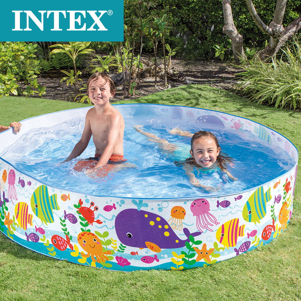 【COD】INTEX / EZ round swimming pool 1.2m / 1.5m / 1.8m round hard ...