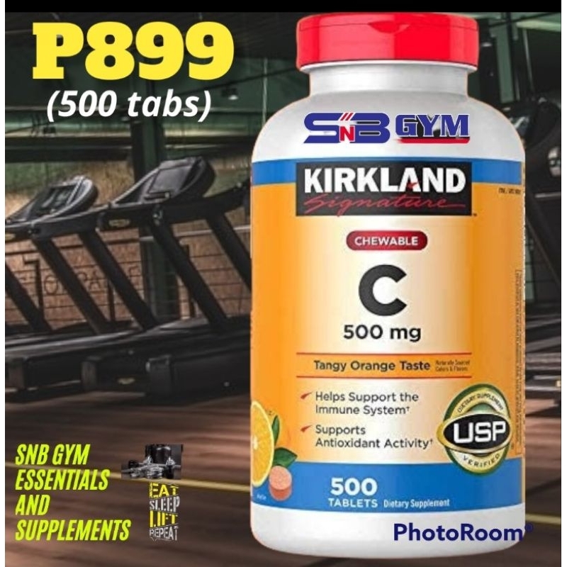 Kirkland Vitamin C chewable 500mg 500pcs Shopee Philippines