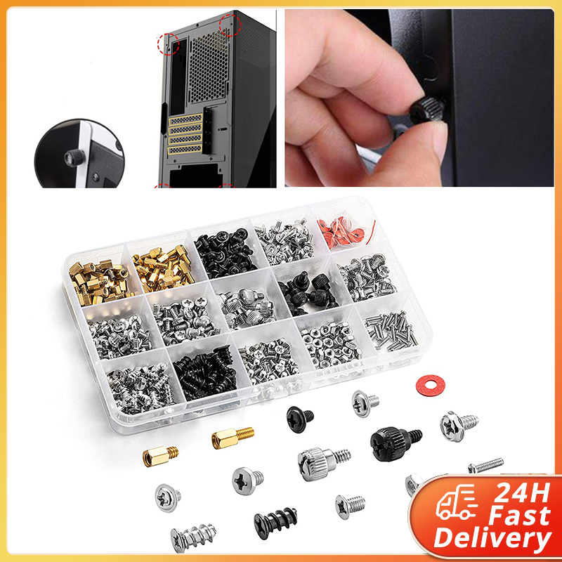 502pcs Computer Screws Assortment Kit Motherboard Screws Kit