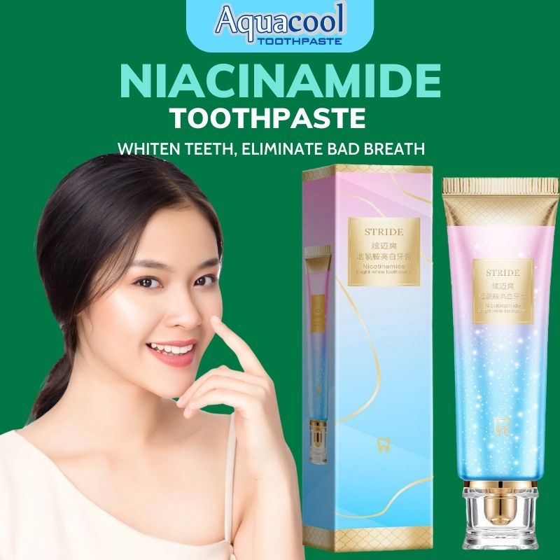 Niacinamide Toothpaste Aquacool Whitening Toothpaste Fresh Clean Teeth ...