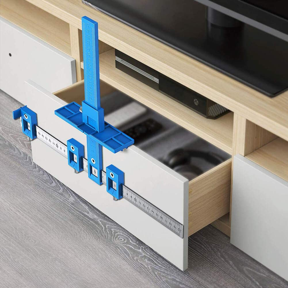 Drawer Locator Cabinet Hardware Jig Portable Adjustable Drill Guide ...