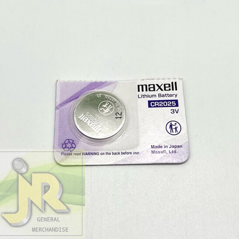 Maxell 3.0 V ORIGINAL Lithium Coin Cell Battery CR2025 1 PIECE Maxell ...