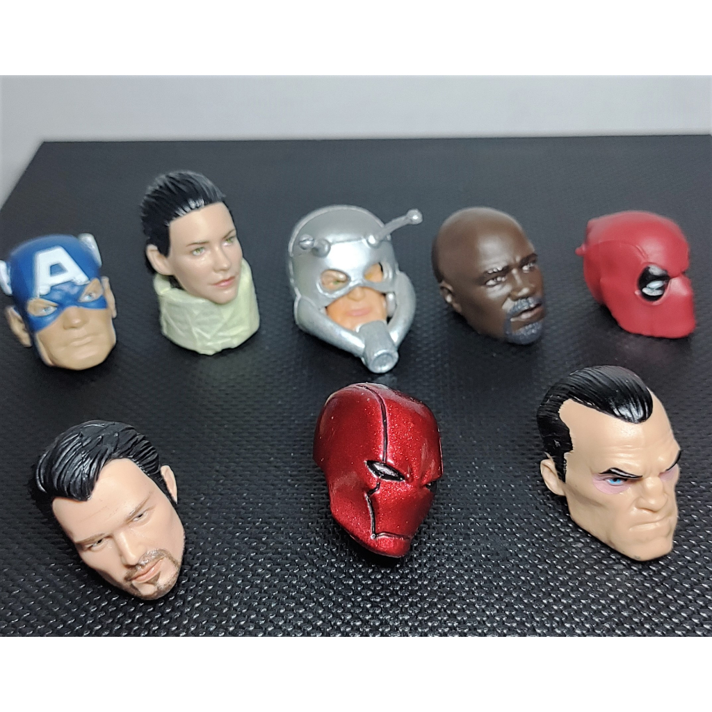 Assorted action figure Heads 112 scale Shopee Philippines