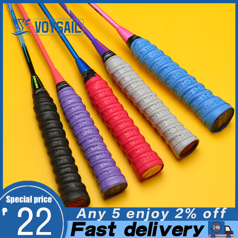 Badminton racket grip with fishing rod sweatband grip with nonslip