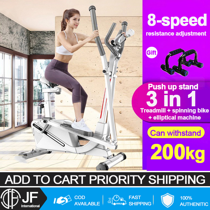 Home Use Bike Elliptical Machine Exercise Bike, Space Walk