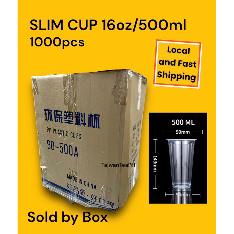 Plastic Cup Slim PP Cup 90 MM Disposable Plastic Cups/Milk Tea Cups