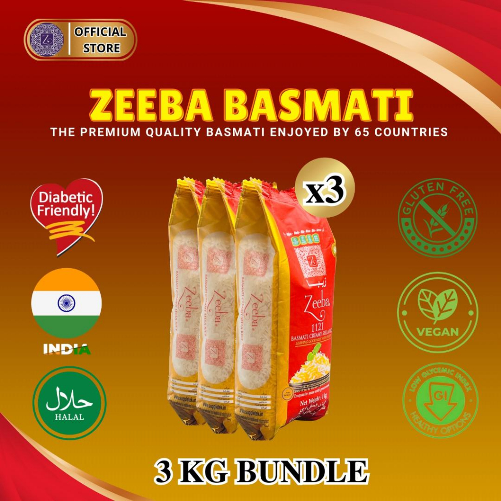 Zeeba Basmati Rice ‼️ (Bundle 3 ) | Shopee Philippines