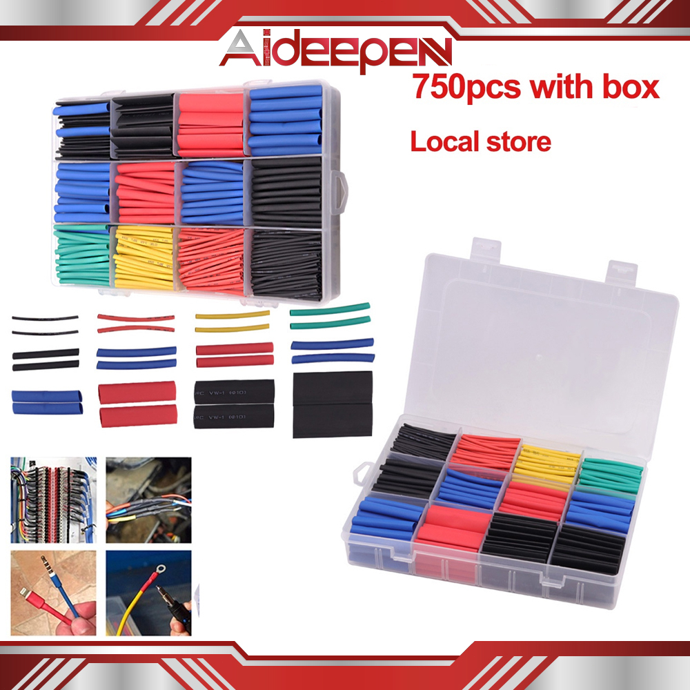 750pcs set heat shrink tubing insulation electrical Shrinkable tube for
