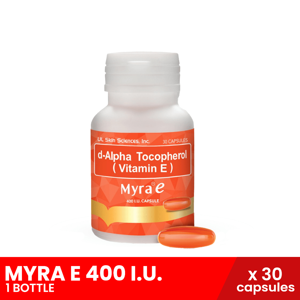 MYRA E 400 IU 30 capsules x 1 bottle | Shopee Philippines