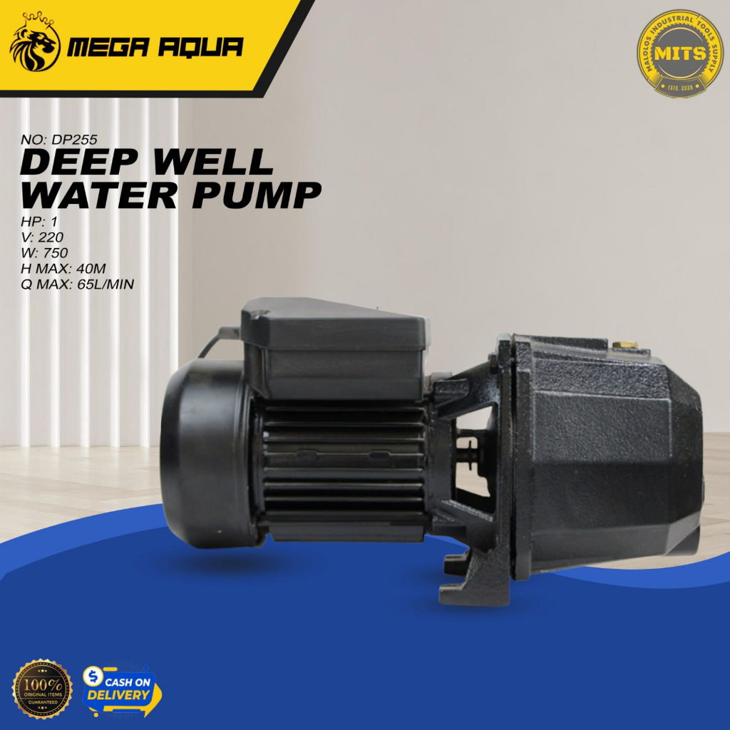 MEGA Deep Well Water Pump 1HP/750W Shopee Philippines