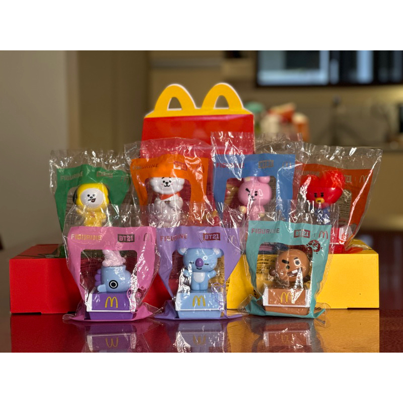BT21 BTS MCDONALD’S HAPPY MEAL FIGURINE MCDO LIMITED EDITION Shopee