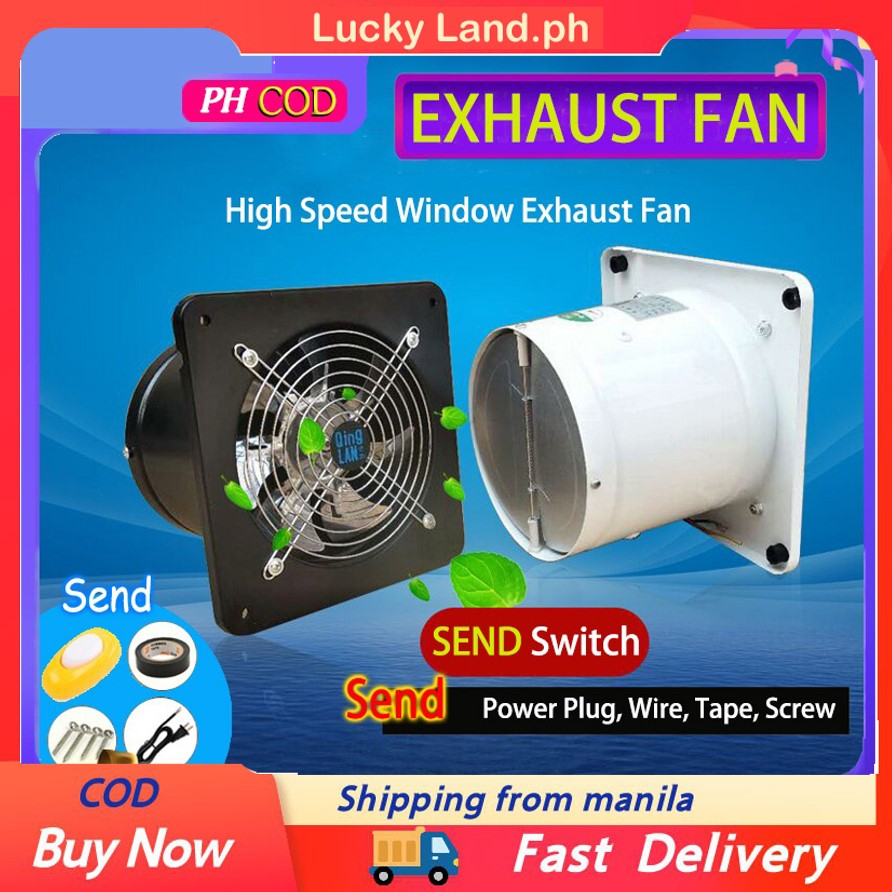 Exhaust fan 4/6/7/8/10/12 inch,Indoor ventilation exhaust fan, Window