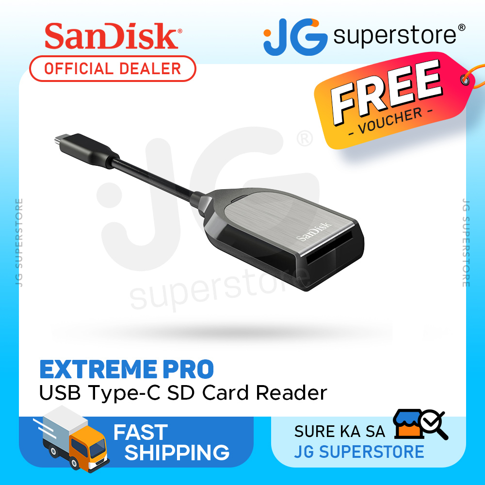 SanDisk Extreme PRO USB TypeC Super Fast SD Card Reader with 500MB/S