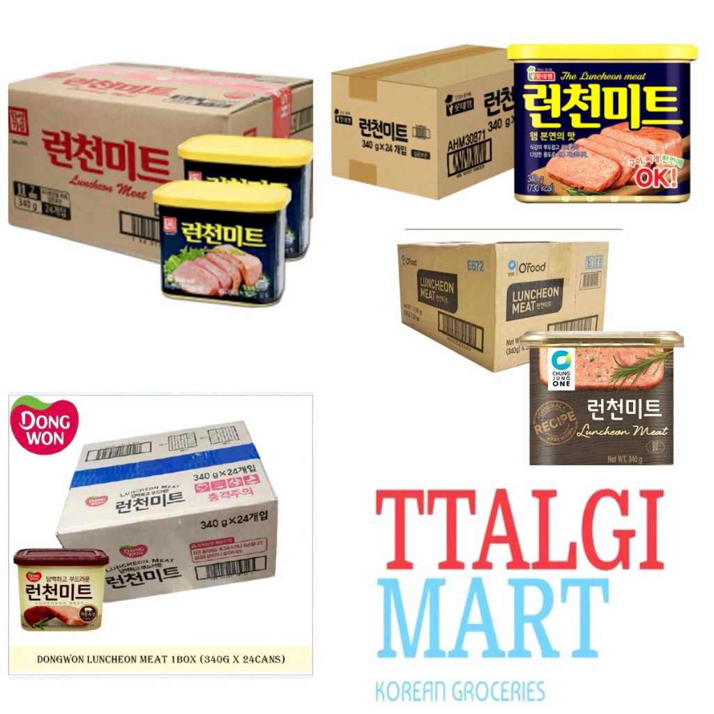 Korean Luncheon Meat 340g Cj Lotte Dongwon Hansung Ofood 1bpx