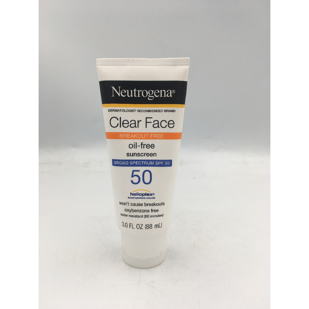 Neutrogena Clear Face Breakout Free OilFree Sunscreen SPF50 88ml (3.0