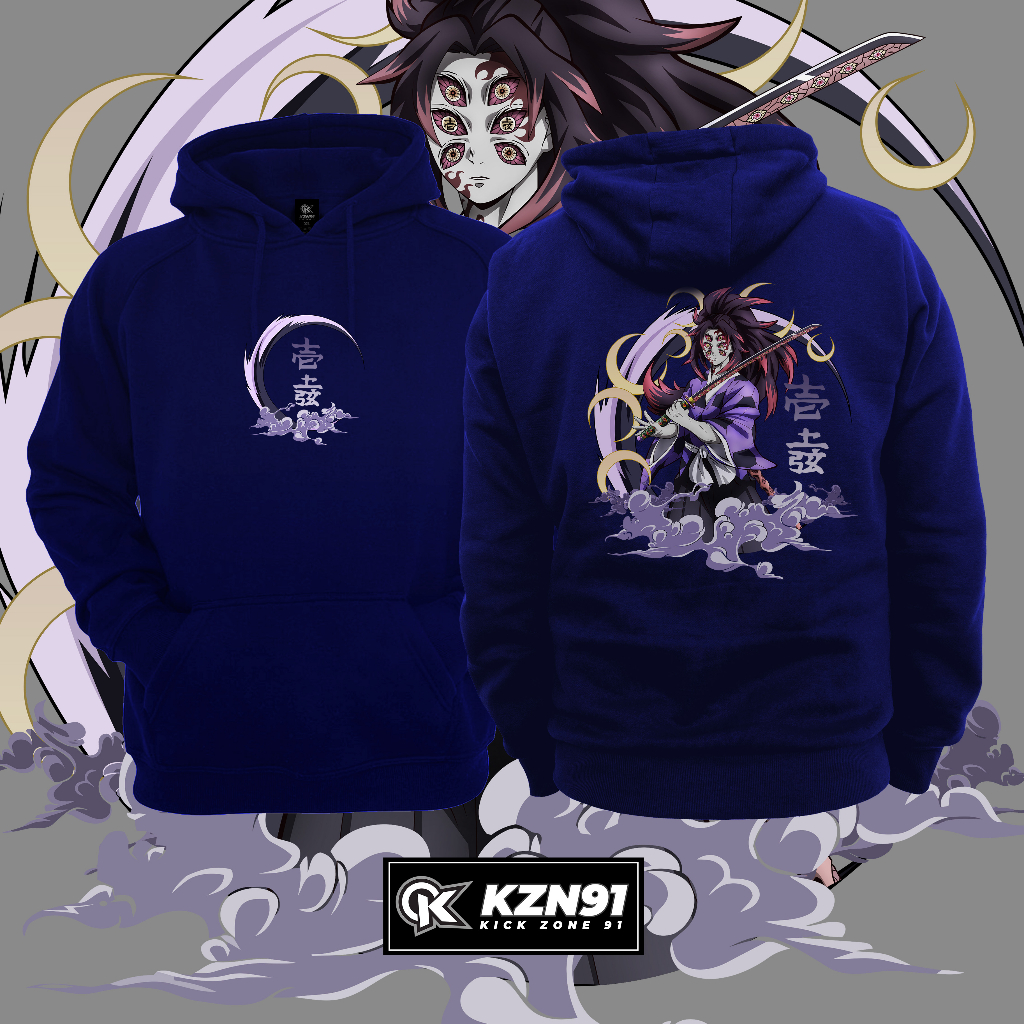 Demon Slayer Kokushibo Upper Moon Rank 1 Hoodie Jacket KZN91 | Shopee 