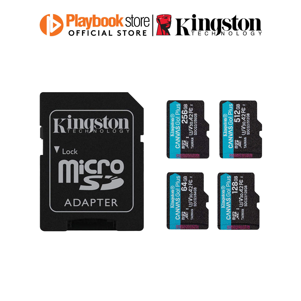 Kingston Canvas Go Plus 64GB/128GB/256GB/512GB MicroSDXC MicroSD Memory ...
