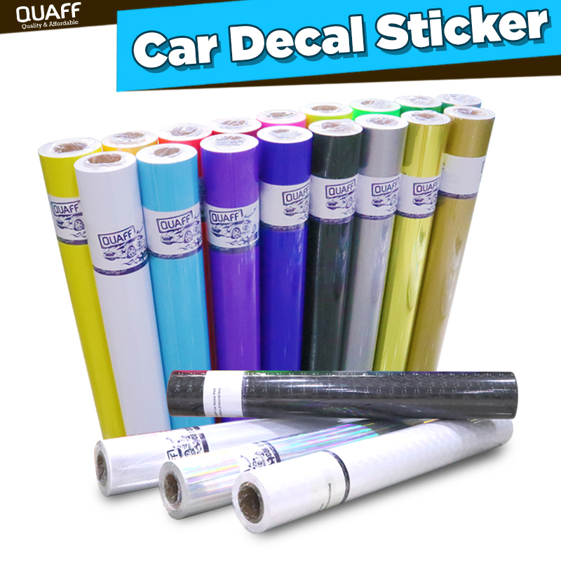 QUAFF Car Sticker Adhesive Vinyl for Motor / Window and etc. (24inches