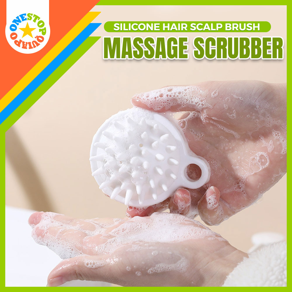 OSQ Soft Silicone Head Scalp Body Shampoo Scalp Massage Washing Comb