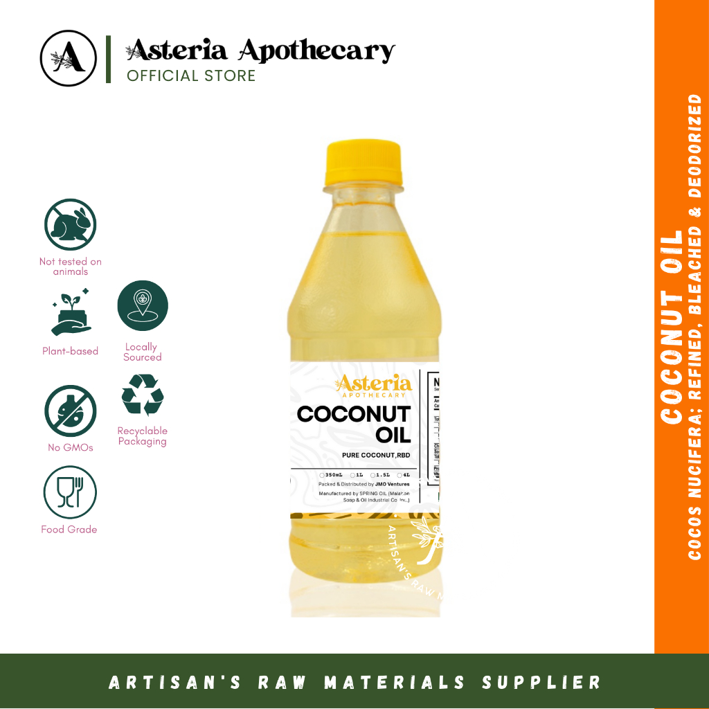 Coconut Oil, Cooking Oil, Soapmaking, FDA APPROVED FOOD GRADE 350ML