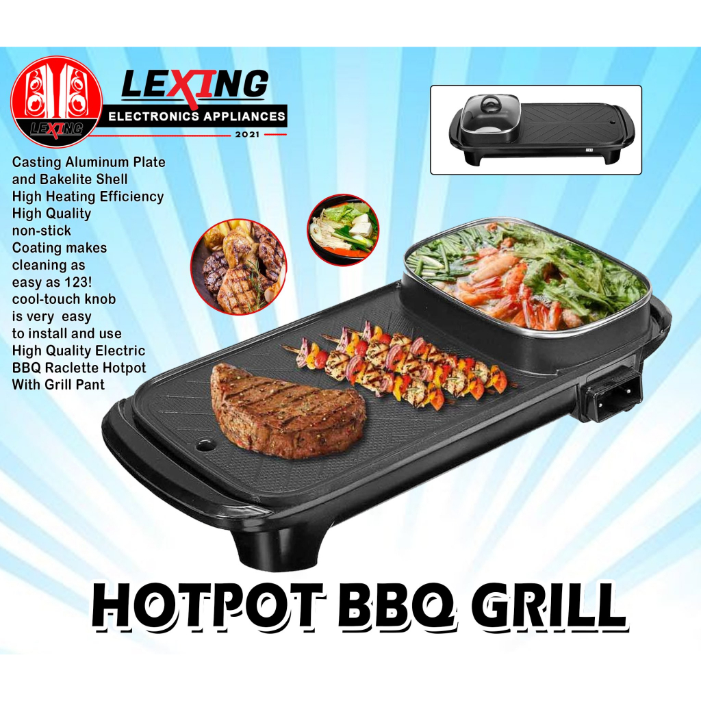 2in1 Korean Shabu Shabu and Grill Pan SAMGYUPSAL ELECTRIC GRILLER