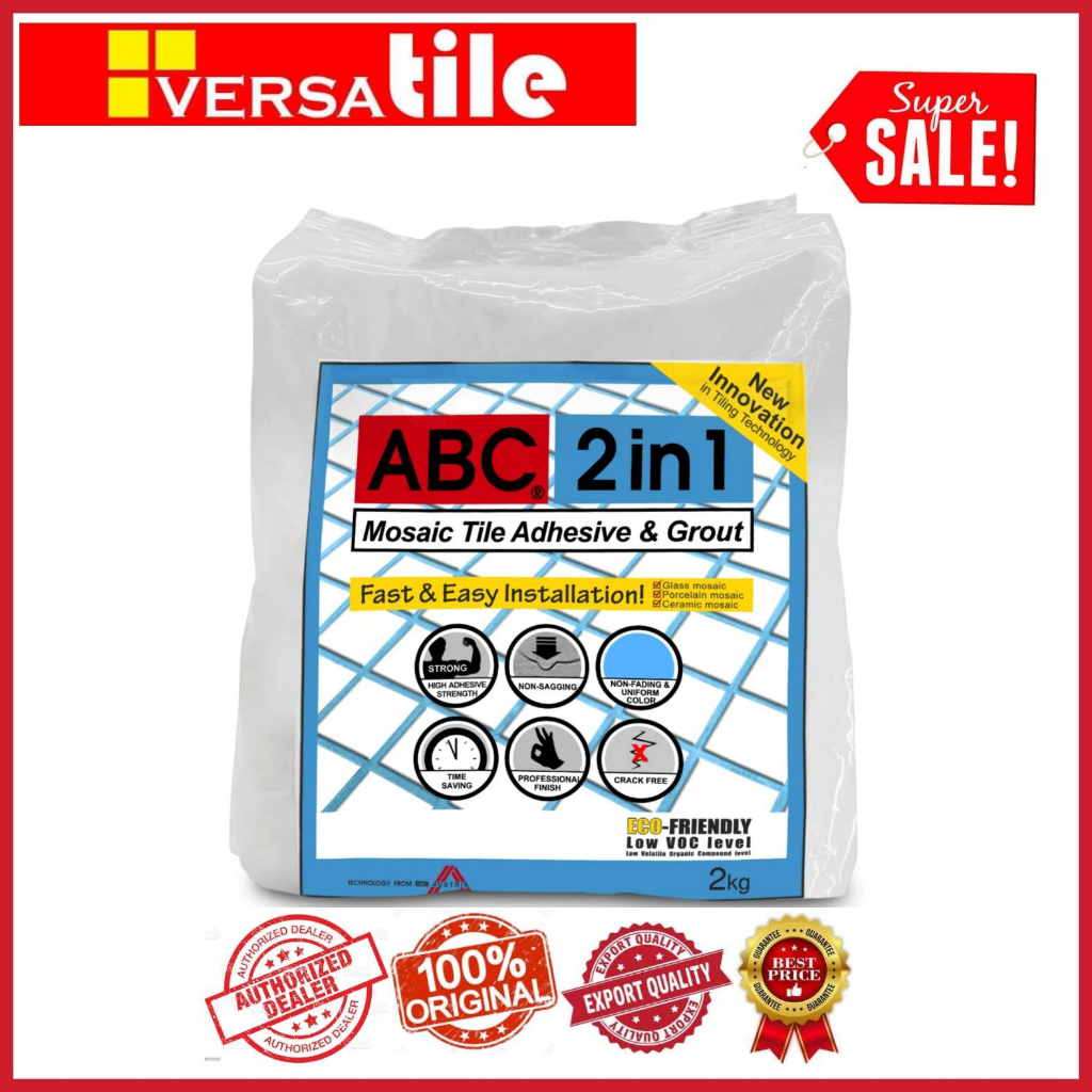 ABC 2 in 1 Mosaic Glass Tile Adhesive and Grout Shopee Philippines