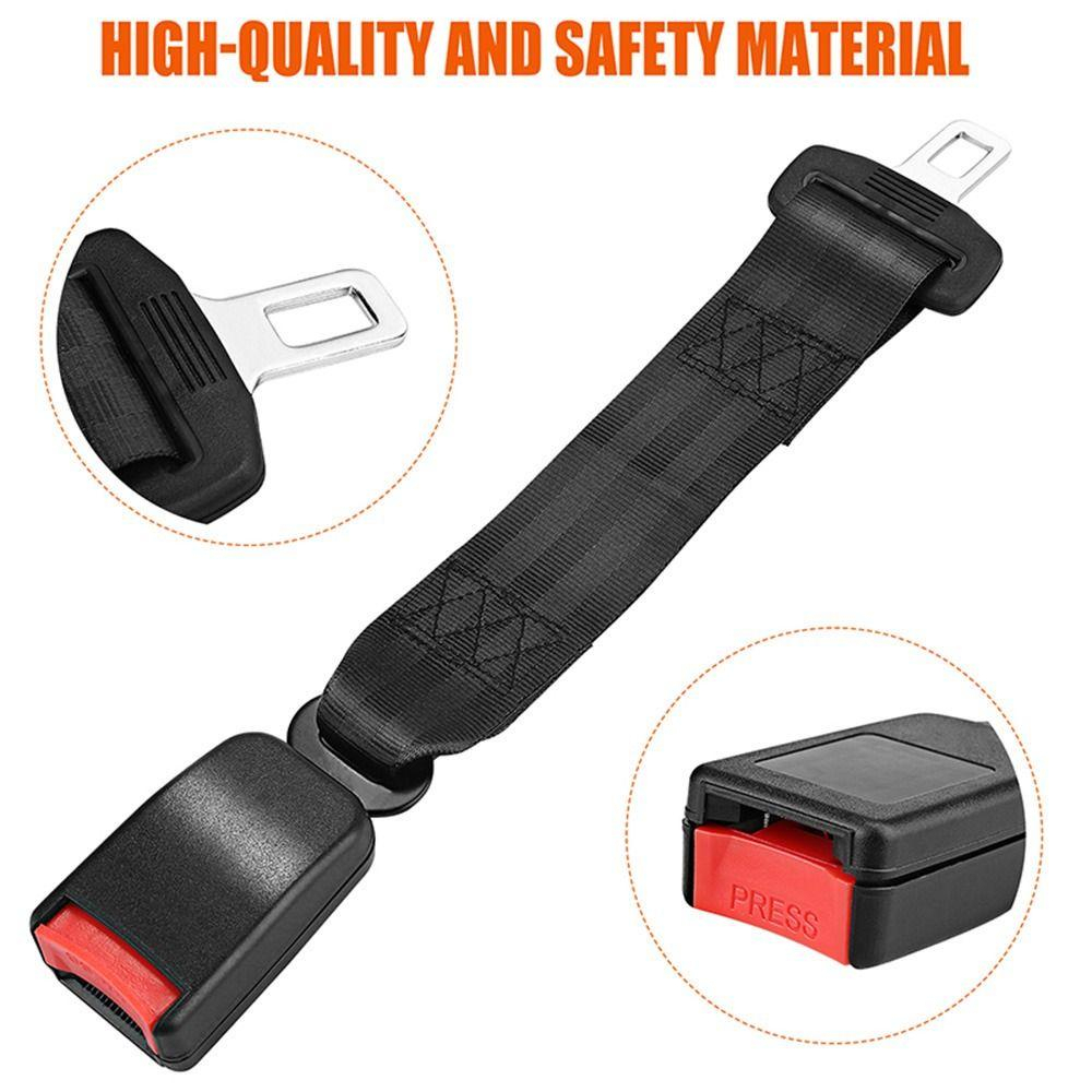 car Seat Belt Buckle Car Universal 23cm Adjustable Safety Belt Auto
