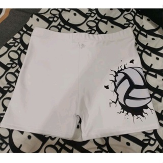 MZ VOLLEYBALL CRACKED DESIGN IN VOLLEYBALL SPANDEX CYCLING SHORTS