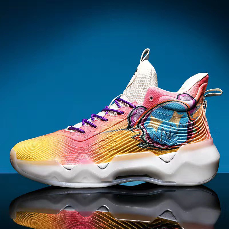 PHL.glow in the dark Basketball Shoes High cut With Spike Jelly Sole Fashion Outdoor For Men k7 8
