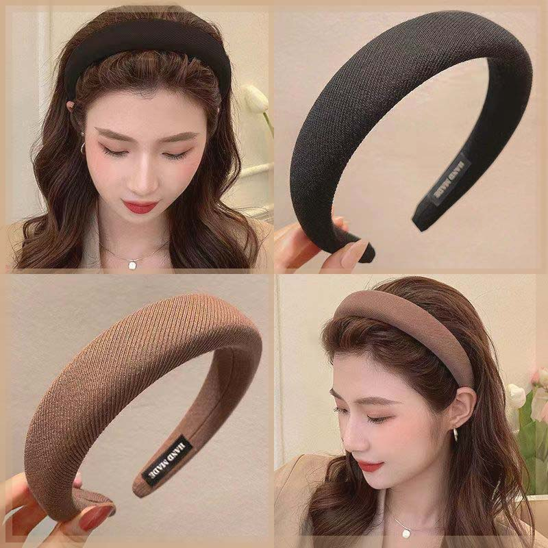 FUNPOINT Net Red Khaki Color Korea High Sponge Headwear Hairbands