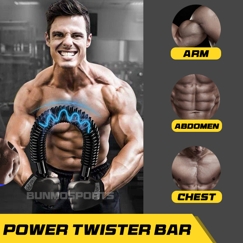 Power Twister Bar Spring Arm Strength Hand Gripper Power Twister