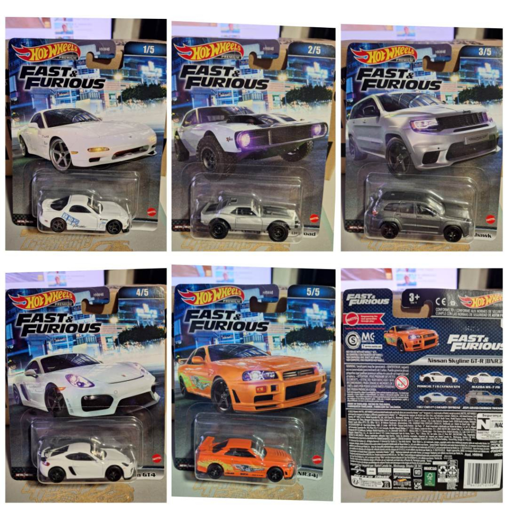 [YOU PICK] 2023 Hot Wheels Fast and Furious MIX 1, Skyline, Porsche ...