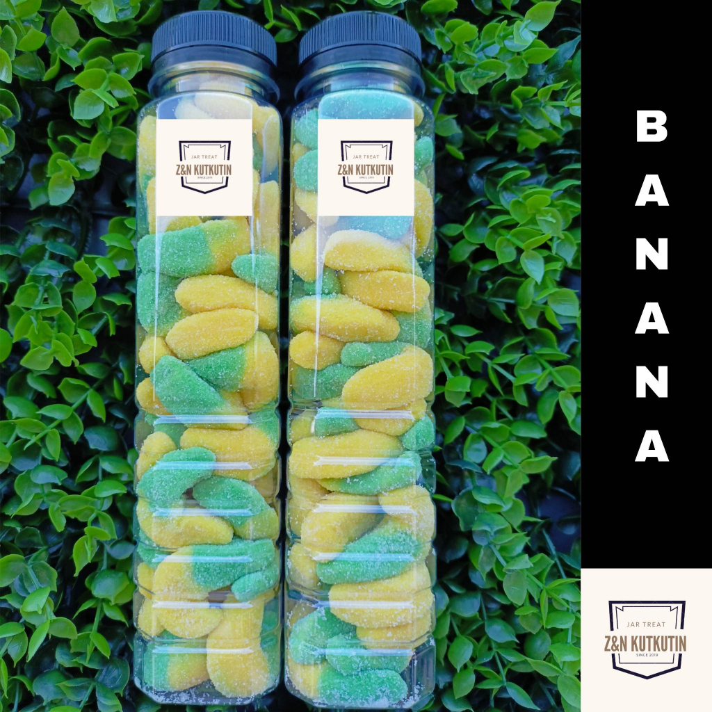 Gummy Banana In A 300ml Jar Buy10get1free Shopee Philippines 4861