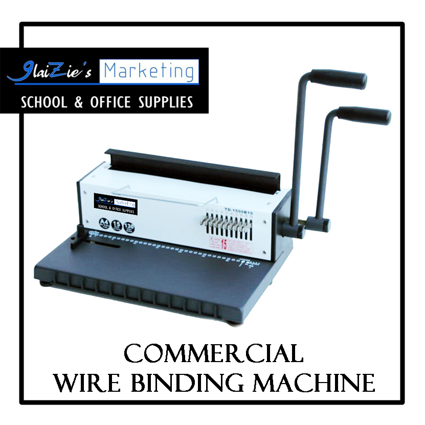 Glaizie's Commercial Wire Binding Machine (Heavy Duty) Shopee Philippines