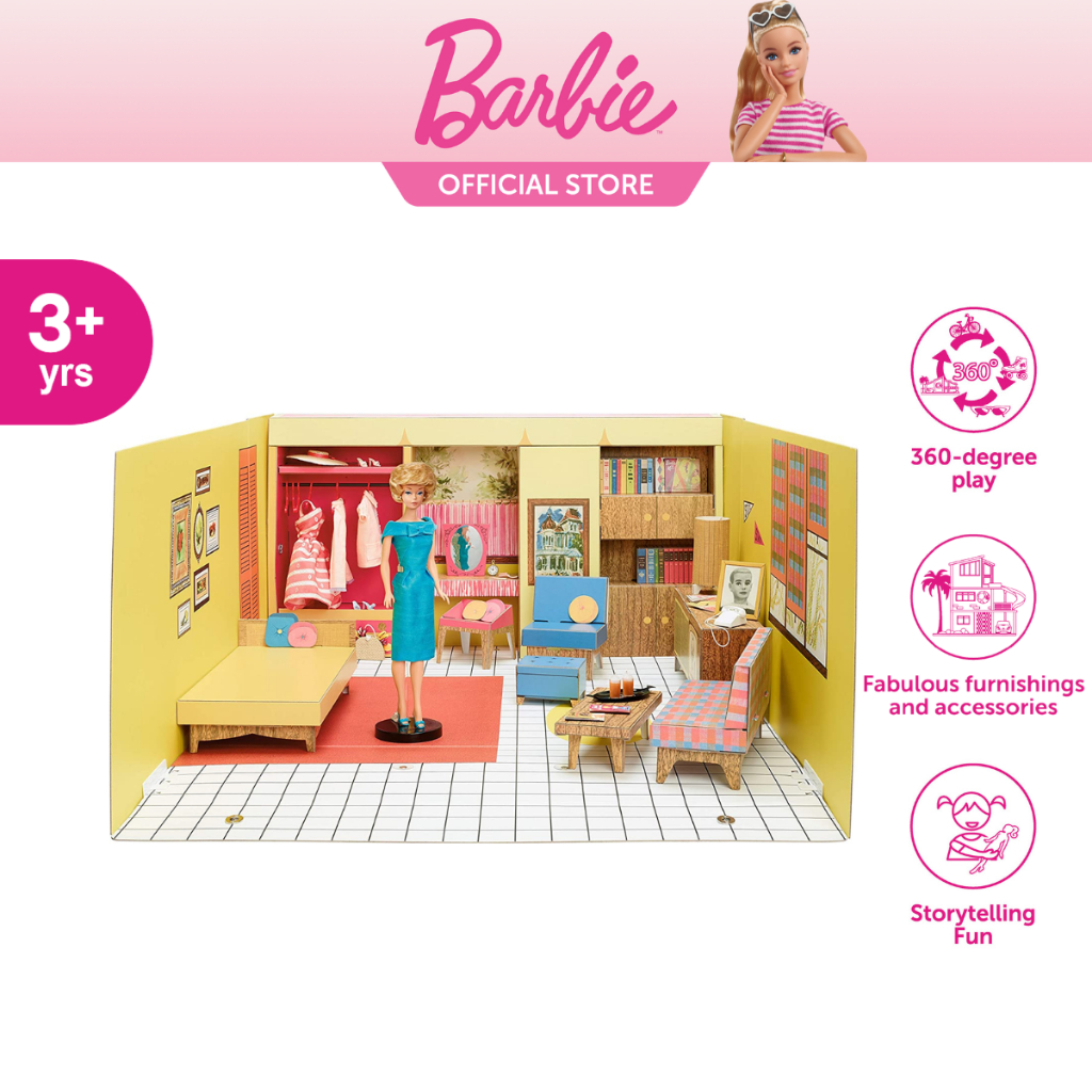 Barbie Signature 75th Anniversary Retro Dreamhouse and Accessories Shopee Philippines