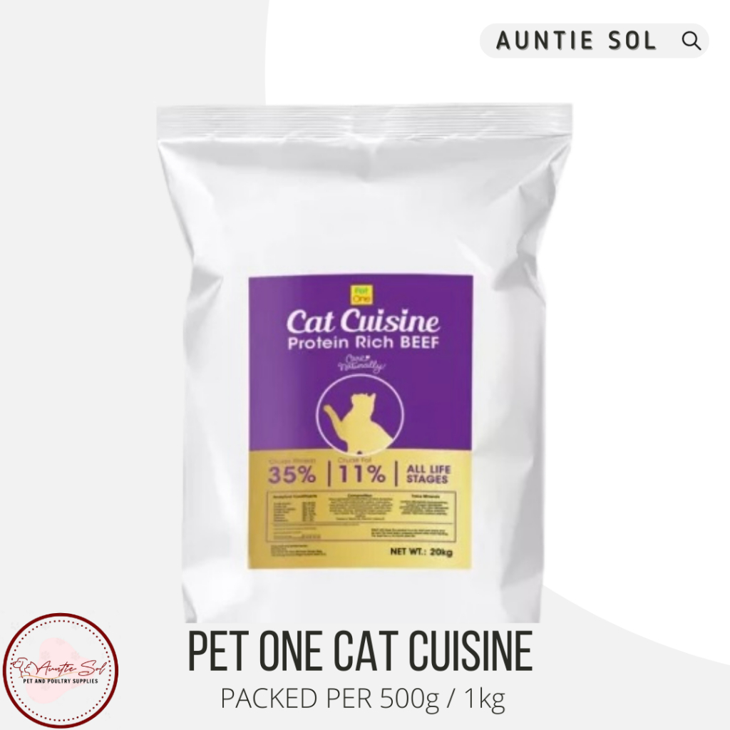 Cat Cuisine Beef Kitten and Adult Cat Food (Pet One) Shopee Philippines