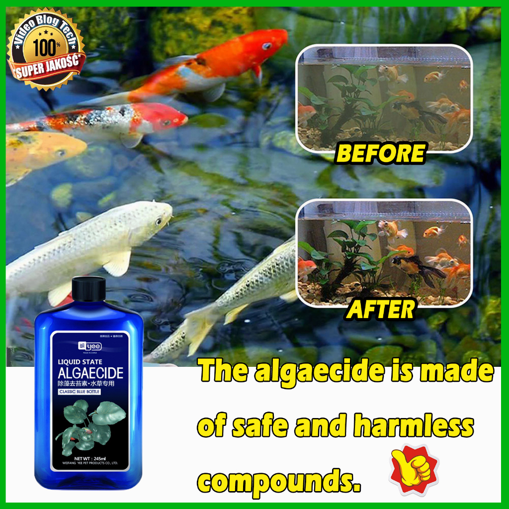 500ML Algaecide Aquarium Cleaner Algae Control Fish Tank Moss Remover