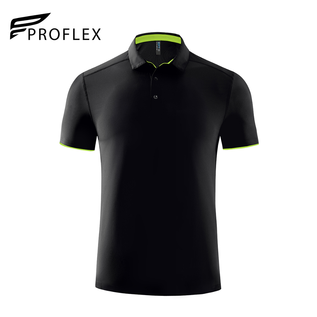 PROFLEX Men's Dry Fit Light Weight SlimFit Collared Shirt R257