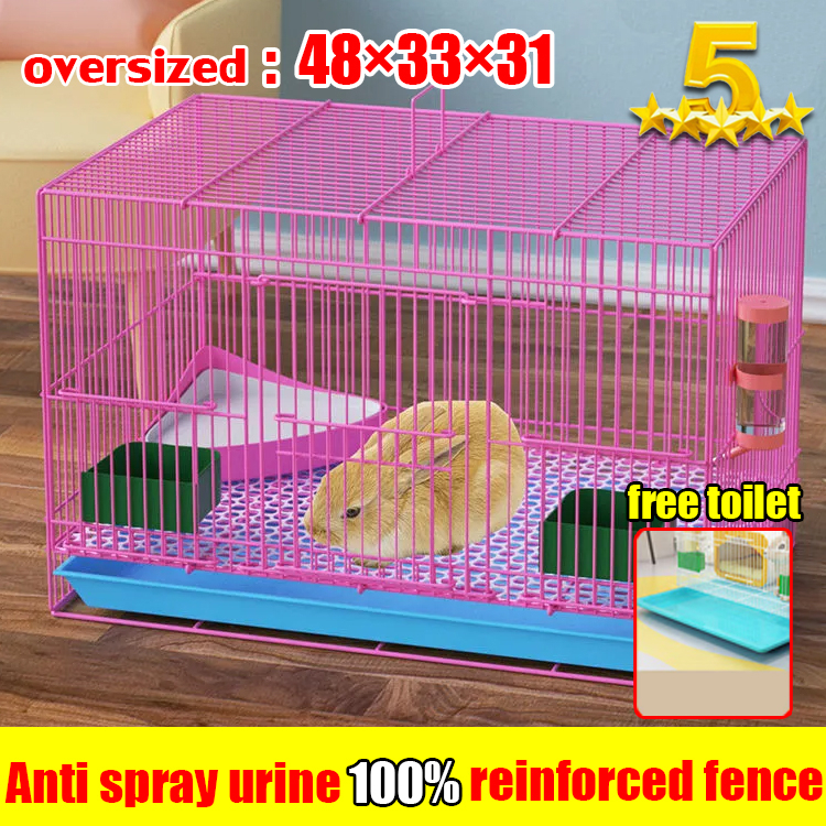 free-poop-tray-rabbit-cage-dog-cage-pet-collapsible-cage-large-48-33