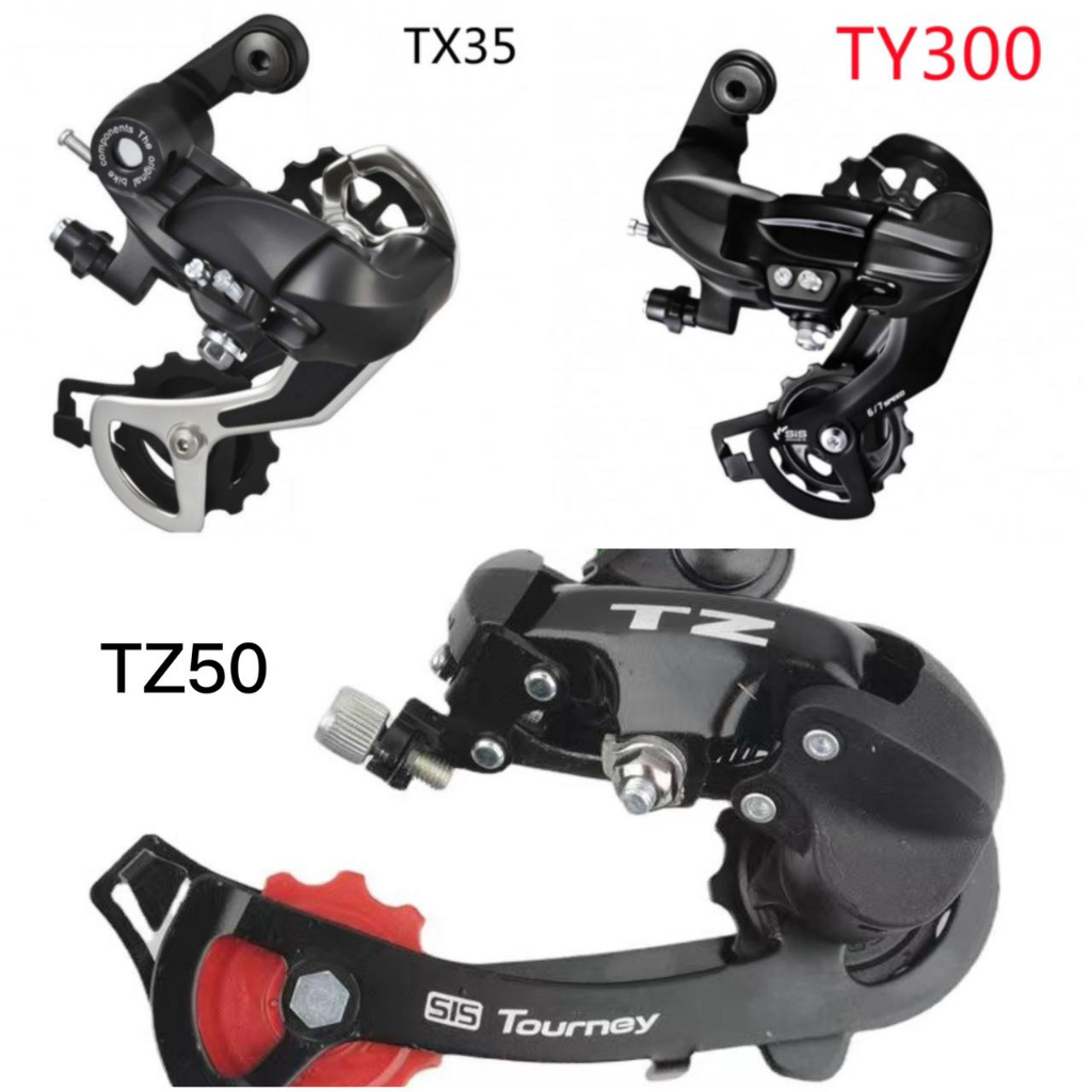 Bike Rear Derailleur RD-TZ50/TX35/TY300 6 7 8 Speed Mountain Road Bike ...