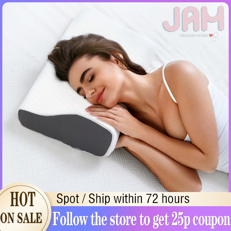 Premium memory foam for neck pain relief Pillow/J079 Shopee Philippines