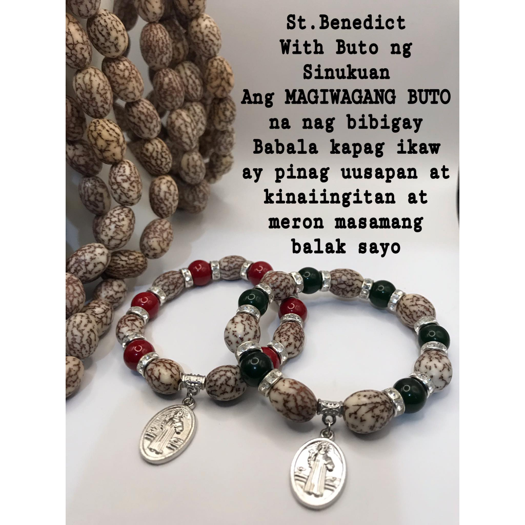 Buto ng Sinukuan Jade Bracelet with Buto ng Sinukuan, Mahiwagang Buto ...